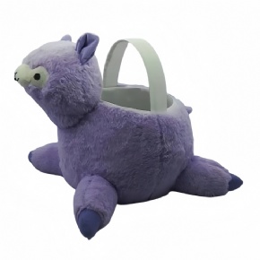 Alpaca plush basket